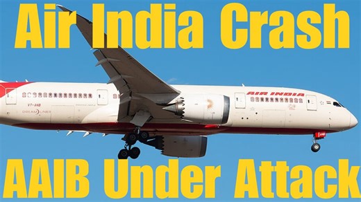 AAIB Under Attack Following Air India Crash