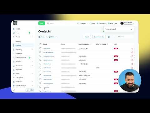 TaxDome Onboarding: Review client import