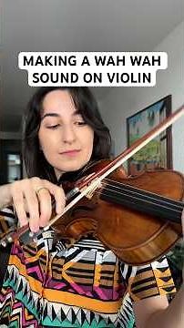 Wah wah effect on acoustic violin + chopping alternative