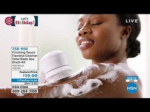 Finishing Touch Flawless Cleanse Total Body Spa Brush Kit