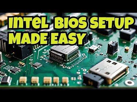 Intel Motherboard Bios Setup for Usb Booting