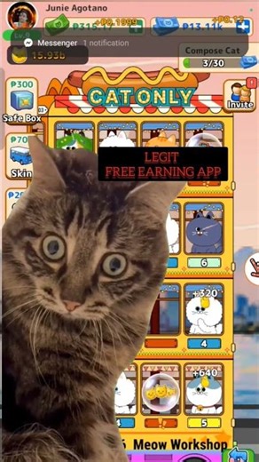 MERGE THE CAT GET REAL CASH | LEGIT PAYING APP
