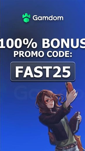 GAMDOM promo code 2025 - ''FAST25'' up to 100% match (GAMDOM bonus code)