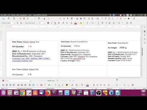 Printing MRP Labels for e-commerce Sellers