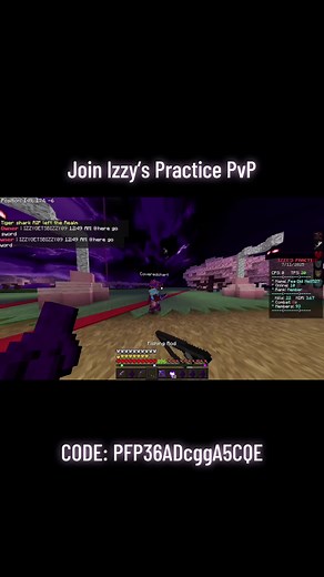 Izzy's Minecraft PvP Practice Clips