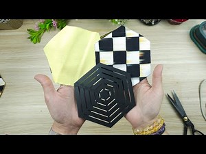 Beautiful Hexagon Table Base #decorandknitting