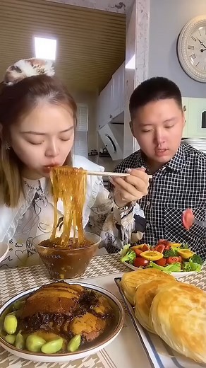 5.7K views · 131 reactions | Funny Brother and Sister Yummy Food Eating Challenge Prank 狼 Comedy 藍藍 (2) | Daily Clips | Facebook