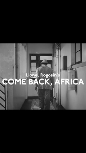 RESEARCH FACILITY on Instagram: "Come Back, Africa (1959) is one of the earliest documentary dramas made about Apartheid in South Africa. Filmed by American independent filmmaker Lionel Rogosin (1924-2000) in collaboration with the Sophiatown intellectuals Lewis Nkosi, Bloke Modisane and Can Themba, ‘Come Back, Africa’ is a slice of black urban life in 50’s Sophiatown and the greater Johannesburg. The film documents an emergent apartheid city, increasingly hostile to black social and political c