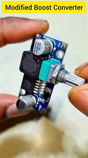 Modified Boost Converter 🔥😲 #rawcircuit #experiment #circuit #boostconverter