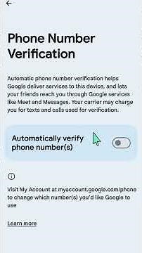 How To Turn On Automatically Phone Verification on Android Phone #androidsettings #smartphone #how