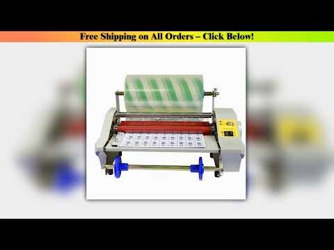 FM360J Laminating Machine Single-sided Hot Laminating Adhesive Crystal Label Cold Laminating Photo