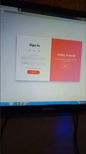 Sign In & Sign Up Form UI 🔥 | HTML CSS JavaScript #webdevelopment #coding