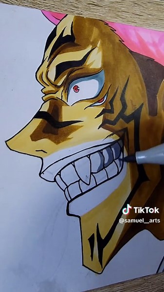 Master Drawing Sukuna's Real Mouth with AR Drawing App