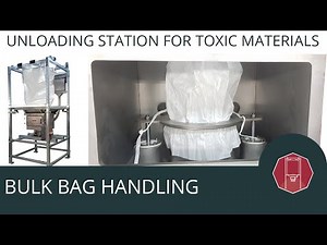 Bulk Bag Discharger - Dust proof solution for dangerous powders