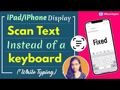 Fix: iPhone Shows Scan Text Instead of a Keyboard (While Typing)