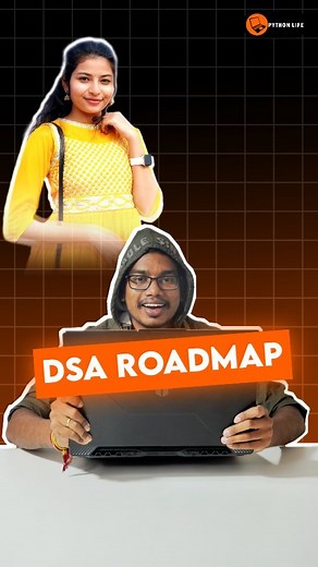 Python Life on Instagram: "Dsa Roadmap #dsa #roadmap #datastruture #PythonLife"