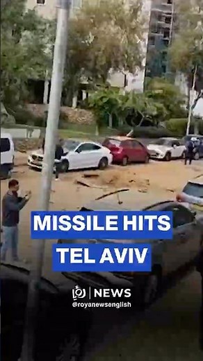 Iranian missile hits central Tel Aviv
