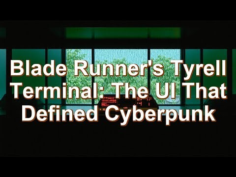 Blade Runner's Tyrell Terminal: The UI That Defined Cyberpunk