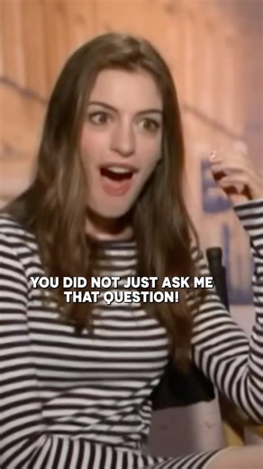 Anne Hathaway's Wild Interview Moment... EXPLAINED?