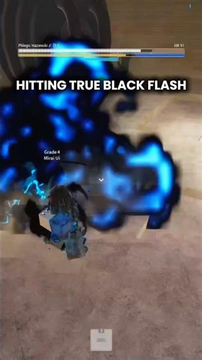 TRUE BLACK FLASH #roblox #cursedgear