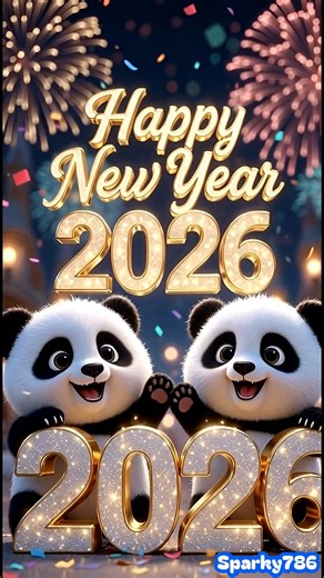 New Year 2026 Celebration 🐼🎇 | Panda Fireworks Animation. Celebrate the New Year with an adorable panda animation 🐼🎉 Watch this cute panda dance, cheer, and enjoy fireworks as it welcomes the New Year with joy and fun—perfect for kids and family-friendly viewing. 🎆 Cute panda character 🎉 Colorful New Year celebration 🐼 Fun cartoon animation for all ages 👉 Like, share, and celebrate the New Year with smiles! #PandaAnimation #PandaCelebration #HappyNewYear #NewYearAnimation #CutePanda #Kid