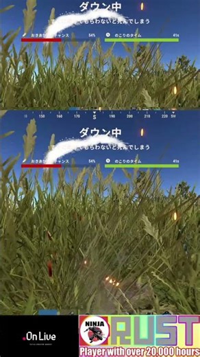 Rust Solo 死闘！プレイヤー、倒れる！夜のサバイバル！アイテム管理！