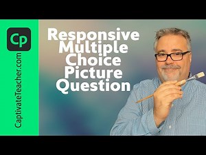 Custom Responsive Multiple Choice Picture Question in your Adobe Captivate Classic eLearning Project