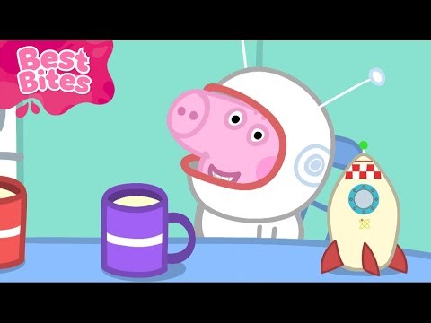Hot Drinks and Space! ☕️ Kids Videos 🍕 Peppa's Best Bites