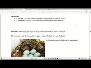 1.1 Random Variables (Introduction to Statistics)