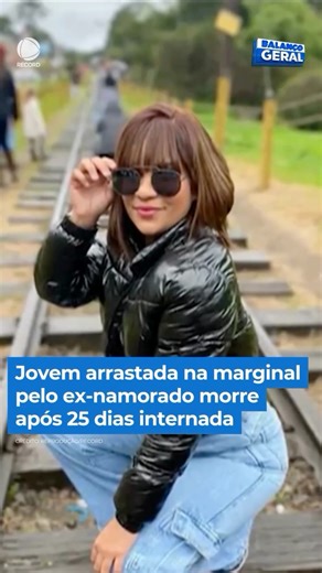 Balanço Geral on Instagram: "Tainara Souza Santos, de 31 anos, morreu nesta quarta (24) após quase um mês internada em decorrência de um ataque violento ocorrido em 29 de novembro, quando foi atropelada e arrastada por cerca de um quilômetro na marginal Tietê, na zona norte de São Paulo. O autor do crime é o ex-companheiro Douglas Alves da Silva, que está preso. Após uma discussão em um bar, ele avançou com o carro contra a vítima, fato registrado por câmeras, e durante a internação Tainara pas