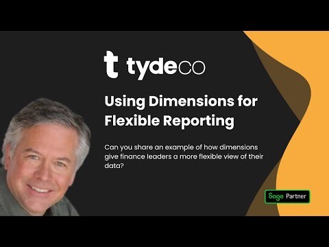 Using Dimensions for Flexible Reporting with Sage Intacct