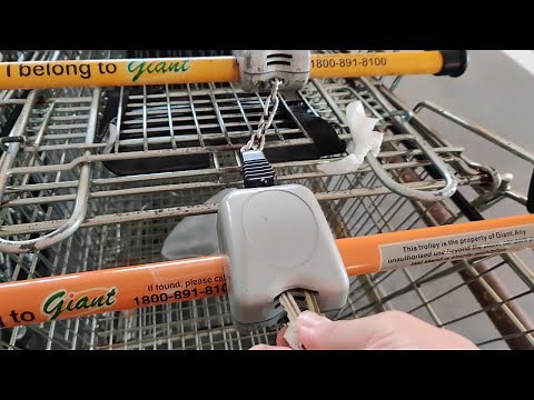 Unlock Supermarket Trolley with only House Keys! NO COINS OR TOOLS REQUIRED | AY