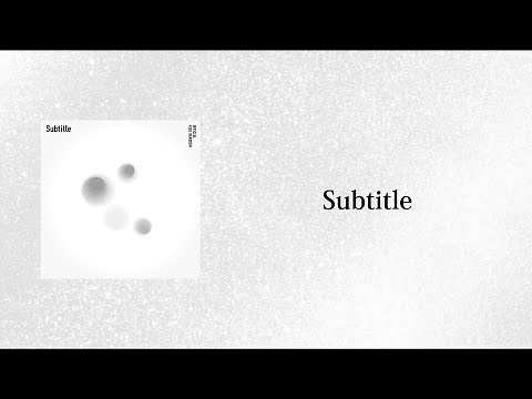 Subtitle - Official髭男dism【日本語字幕/歌詞】