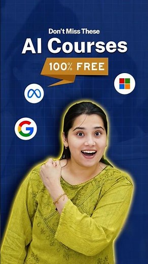 🚀Top 5 Free AI Courses for Beginners | Learn AI for Free✅ #shorts #ai #aitools #careergrowth