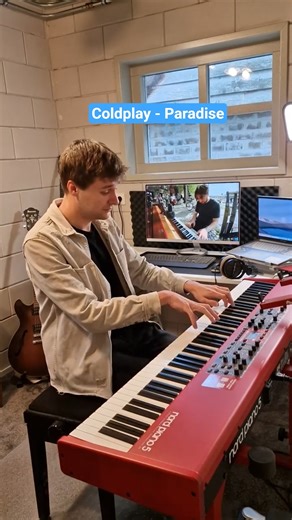 Coldplay - Paradise with Joe Jenkins #piano #shorts #coldplay