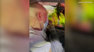 Sir Patrick Stewart gets Covid vaccine after four-hour wait