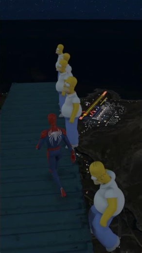 GTA 5 Spider Man Forces a Rescue Mid Battle Ep 369 #shorts