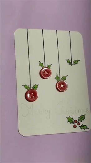 DIY Christmas card 🎄🎁✨ Idea #christmas #diy #youtubeshorts #viral #cardideas