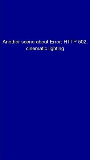 Error: HTTP 502