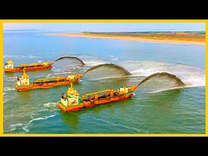 BEACH RECLAMATION | Incredible Port Construction Process