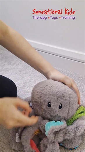Say hello to your child’s new sensory best friend, the Weighted Tickley Tactile Octopus! Designed with input from therapists and educators, this adorable octopus provides deep pressure stimulation and tactile feedback, making it a wonderful tool for children who benefit from sensory regulation and grounding support. ✨ The gentle weight helps soothe and calm overwhelmed nervous systems. ✨ The soft, textured tentacles offer a variety of tactile input to keep little hands engaged. Ideal for childre