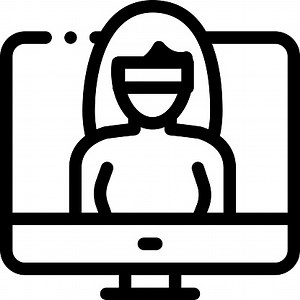 computer hacker icon vector. computer hacker sign. isolated contour...