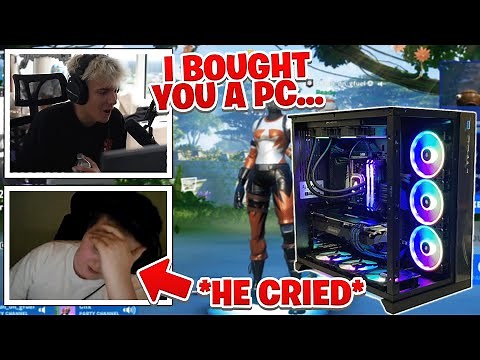 Clix buys RANDOM DUO KID a $5K PC (EMOTIONAL)