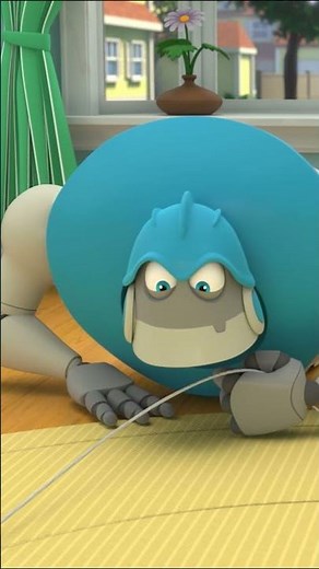 El cachorro le gana la partida al robot #shorts #robots #ARPO #dibujosanimadosparaniños