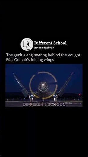 Genius Engineering behind the Vought F4U Corsair's folding wings
