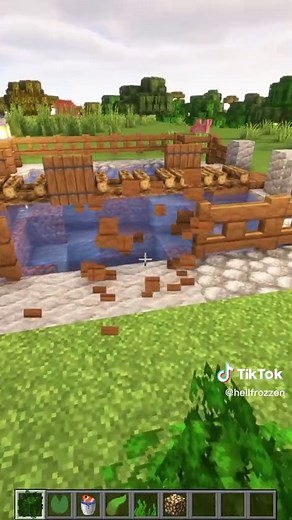 Minecraft Fish Pond Building Tutorial