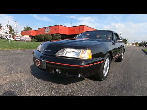 Test Drive 1988 Ford Thunderbird Turbo Coup Vanguard Motor Sales #5595