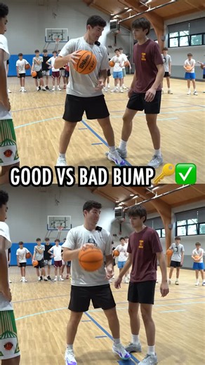 Danny Cooper | Player Development | good vs bad bump ➡️ what do you notice? drop a comment ⬇️ and follow me for more tips like this ✅ #basketballfinishingoptions... | Instagram