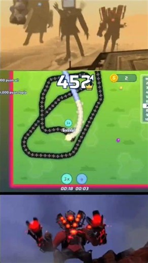SNAKE.IO 🐍 BIGGEST SNAKE! 😱 #snakeio#gaming#viral#fyp#trend #gameplay#snake#skibiditoilet #skibidi