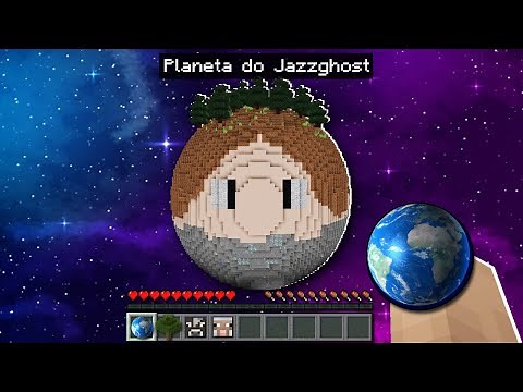 EU CRIEI MEU PRÓPRIO PLANETA NO MINECRAFT!!!